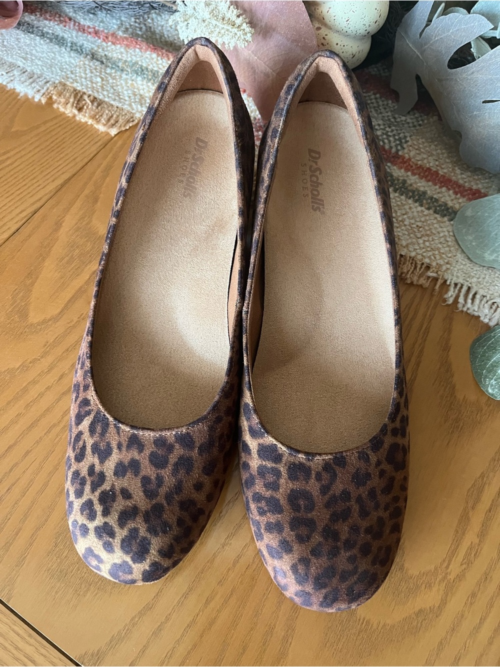 Dr. Scholl's Leopard Print Ballet Flats - Brown & Black